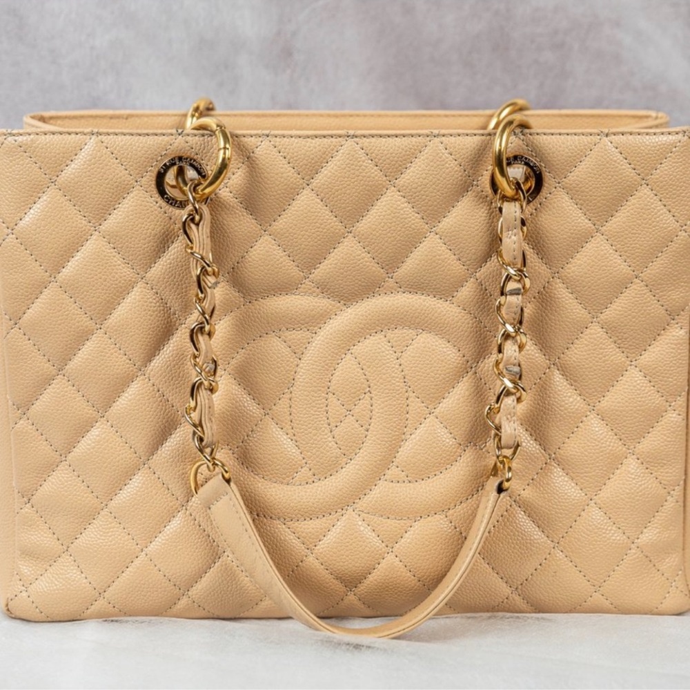 Chanel Caviar GST Tan